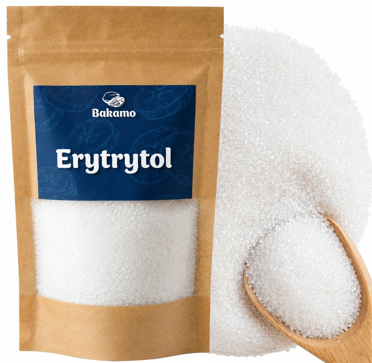 Erytrol 1kg přírodní sladidlo bez kalorií, náhrada cukru do dezertních koláčů