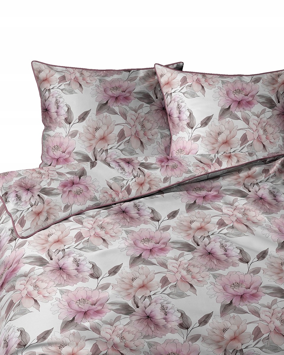 Pościel bawełniana Perkal 220x200cm z lamówką luksusowa Torebka