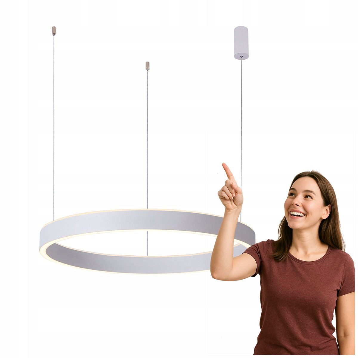 Moderní Led lampa Brasco Up Down 100 W Bílá Italux