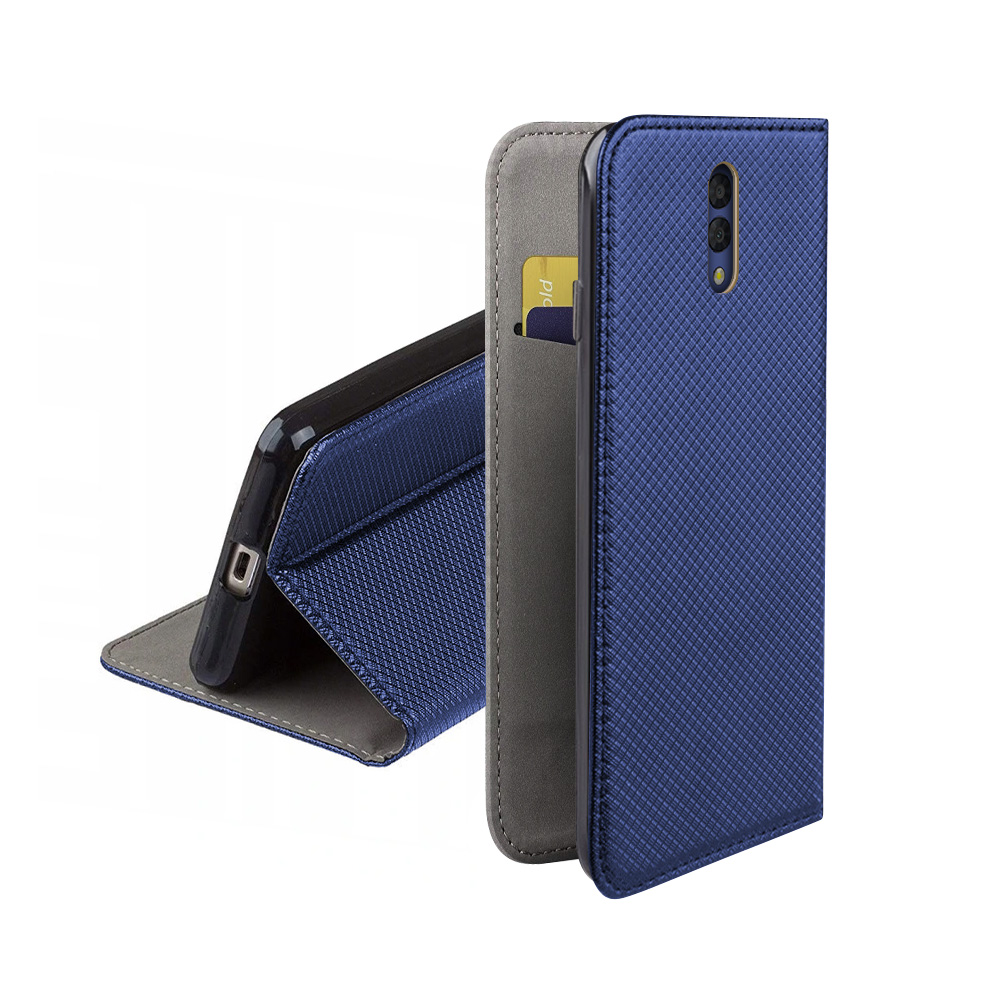 

Etui Z Klapką Magnet Do Alcatel 3L 2019 Niebieski