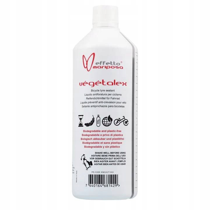 Těsnění pneumatik pro jízdní kola tubeless Effetto Mariposa se snadno čistí