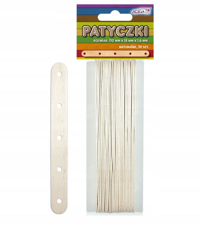 

Patyczki Kreatywne Z Dziurkami PK-0180 Aliga
