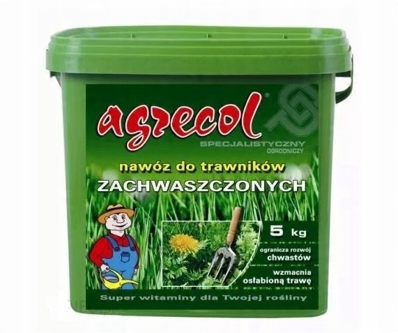 

Nawóz do trawników zachwaszczonych 10kg Agrecol