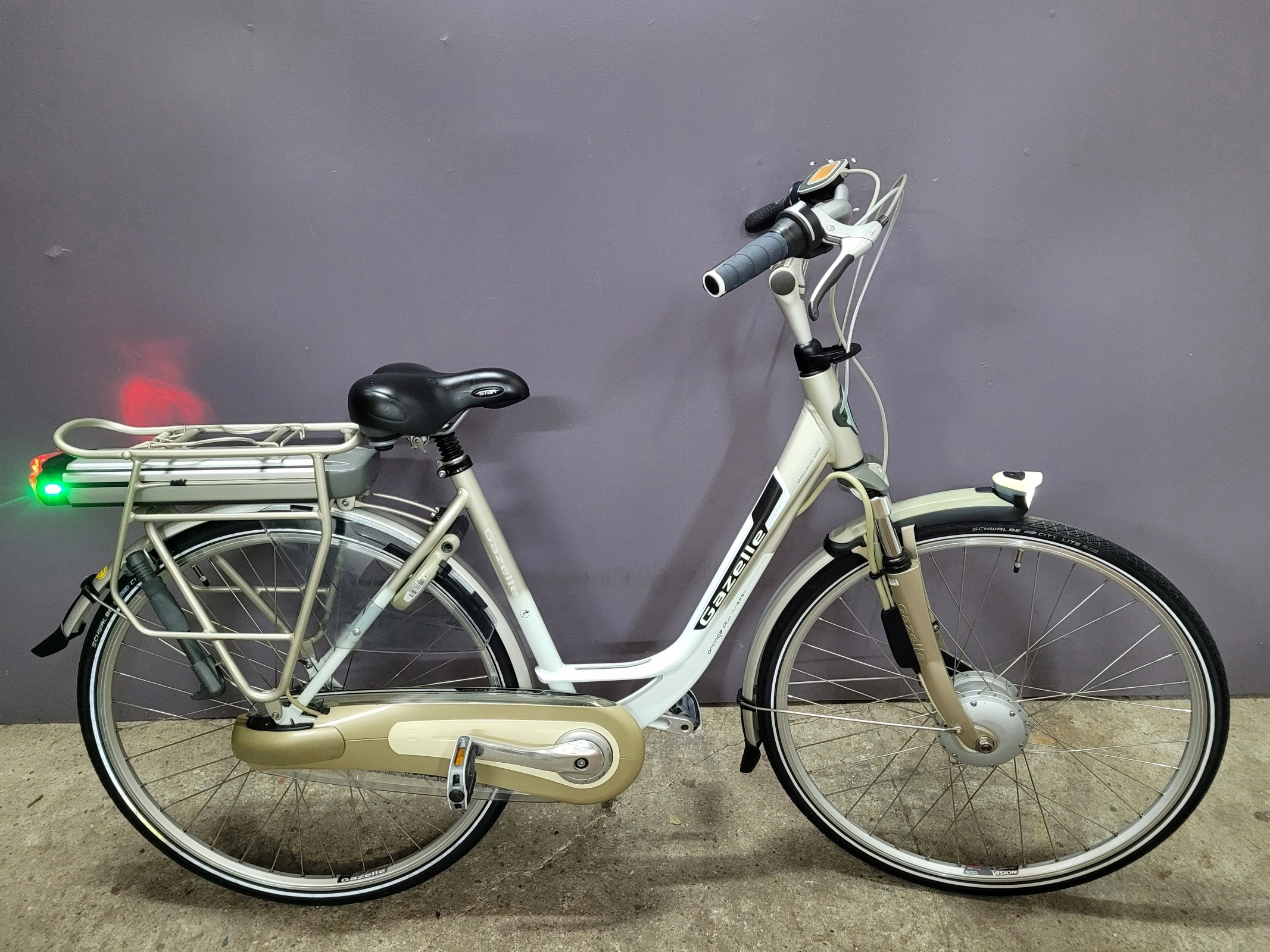 ВЕЛОСИПЕД ЭЛЕКТРИЧЕСКИЙ GAZELLE ORANGE ПЛЮС 1500 KM 36V КОРЗИНА