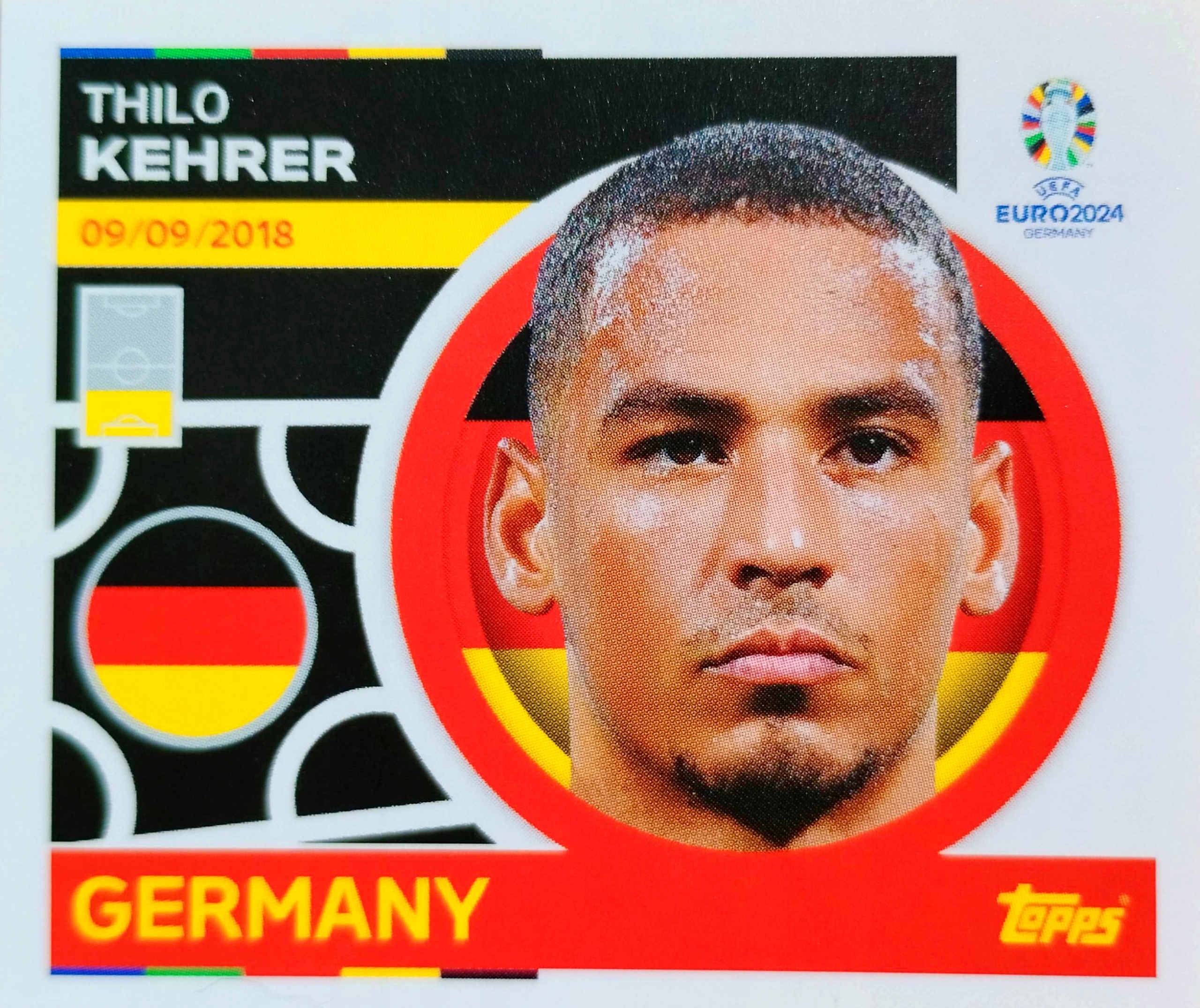 Euro 2024 Topps Match Attax naklejka Ger 4 Thilo Kehrer Niemcy