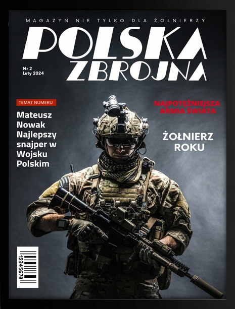 Obálka časopisu Polská ozbrojená dárek voják armáda plakát 40x30 cm