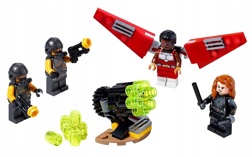 LEGO SUPER HEROES FALCON I CZARNA WDOWA 40418 EAN (GTIN) 673419326162