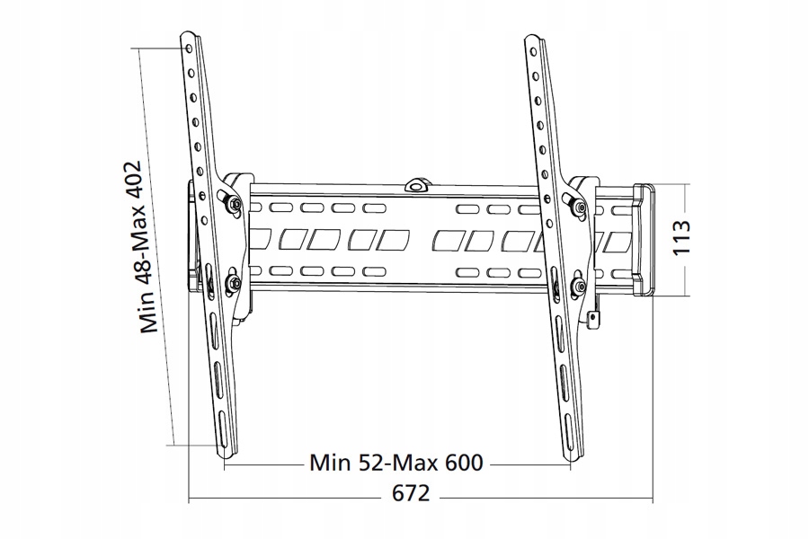Techlink TWM 601 uchwyt ścienny do TV 37-70 cali Marka Techlink