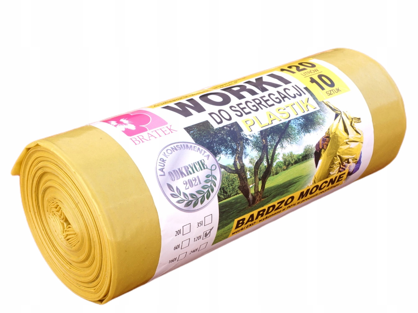 

Worki do segregacji Plastik 120L 10 szt.