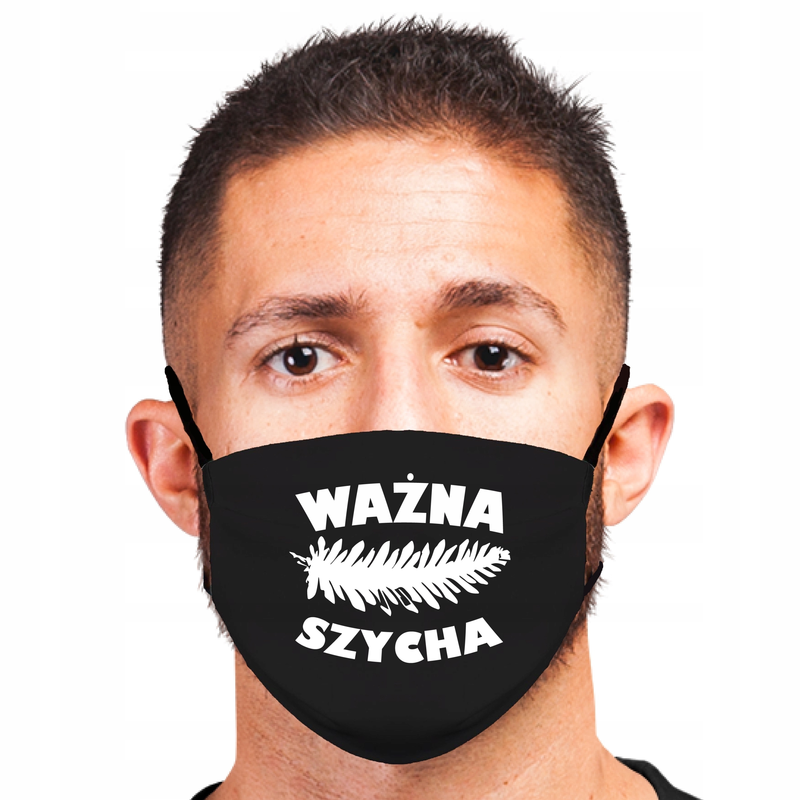 

Maseczka Bawełniana Zabawny Napis Ważna Szycha Hit