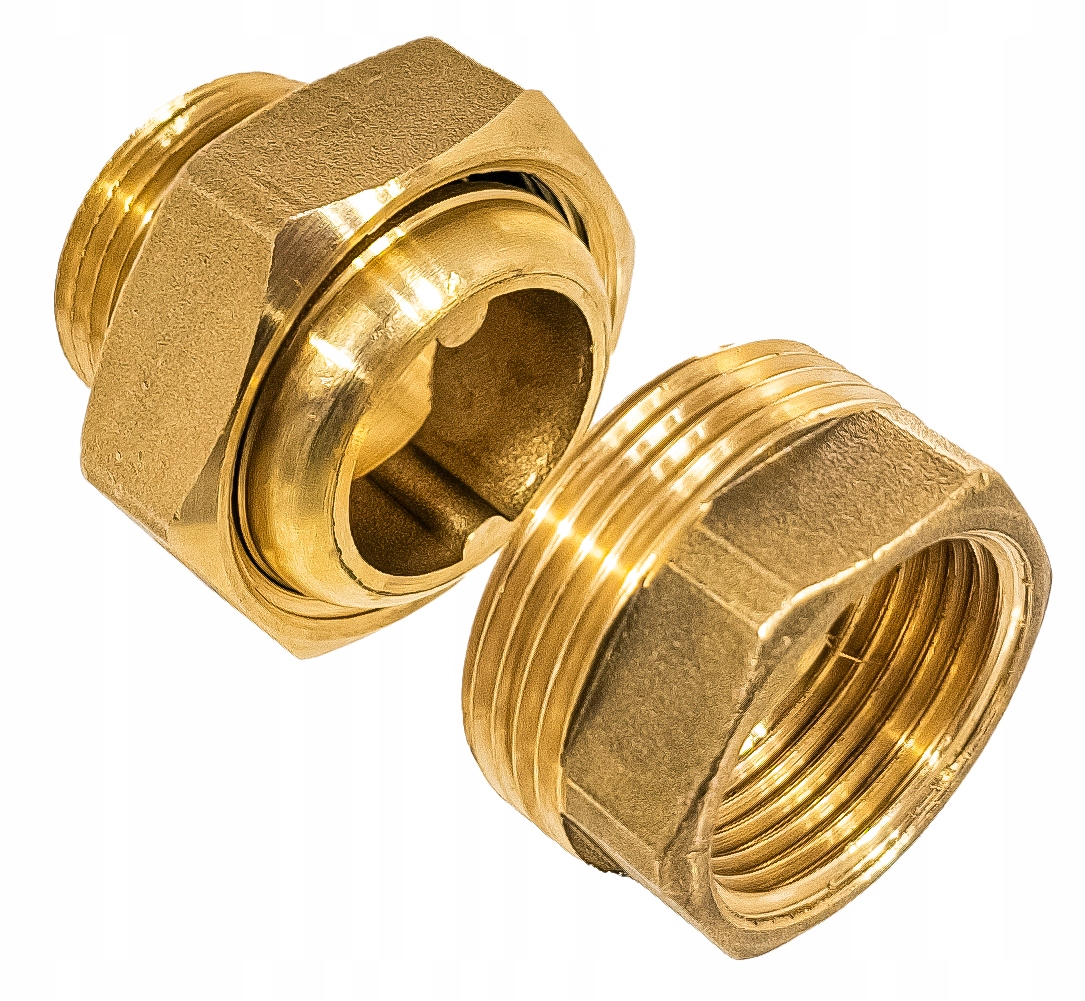 ŚRUBUNEK MOSIĘŻNY STOŻKOWY RÓWNOPRZELOTOWY FI 1" DN25 PROSTY MOCNY SOLIDNY Zastosowanie wodociągowe