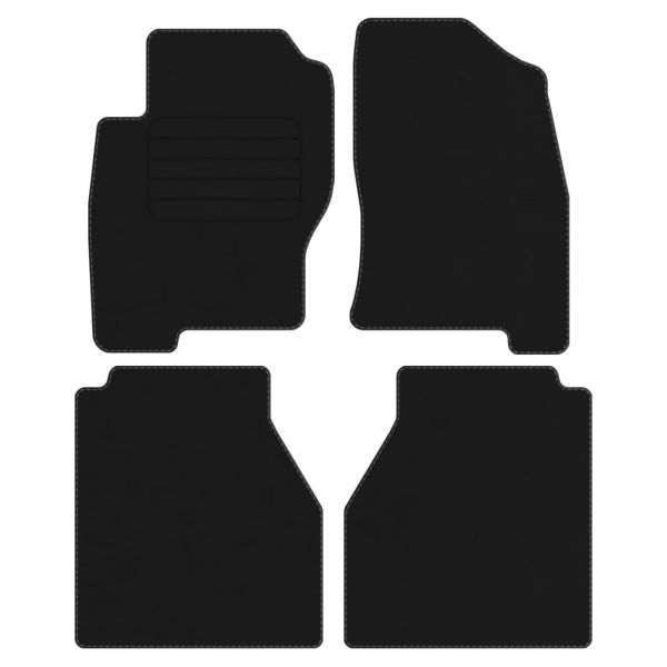 Nissan Navara III 05-10 Velurové koberce Comfort