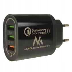 

Szybka Ładowarka Sieciowa Quick Charge 3.0 Usb x3