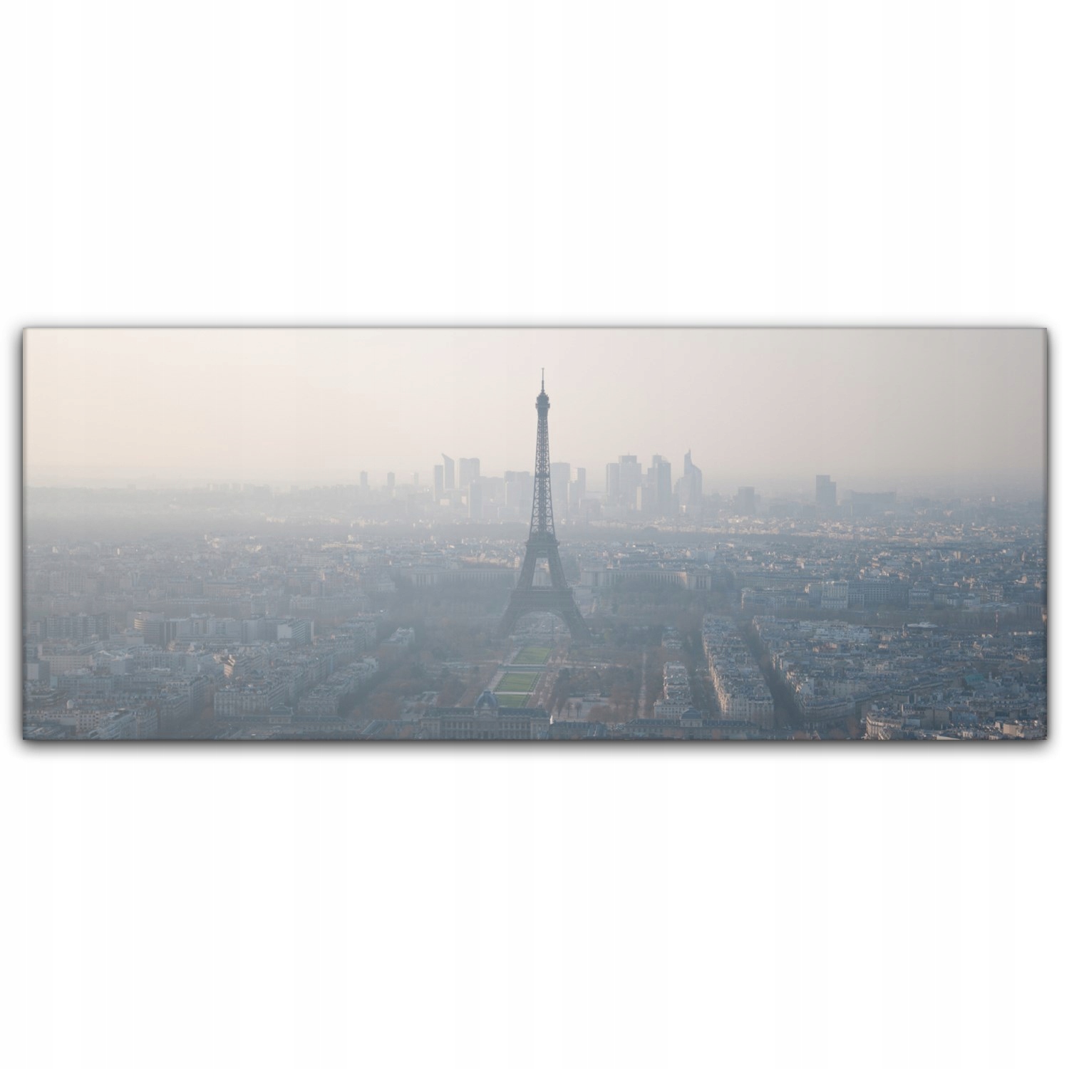 

Canvas na ramie na ścianę 125x50 Paryż Mgła Miasto