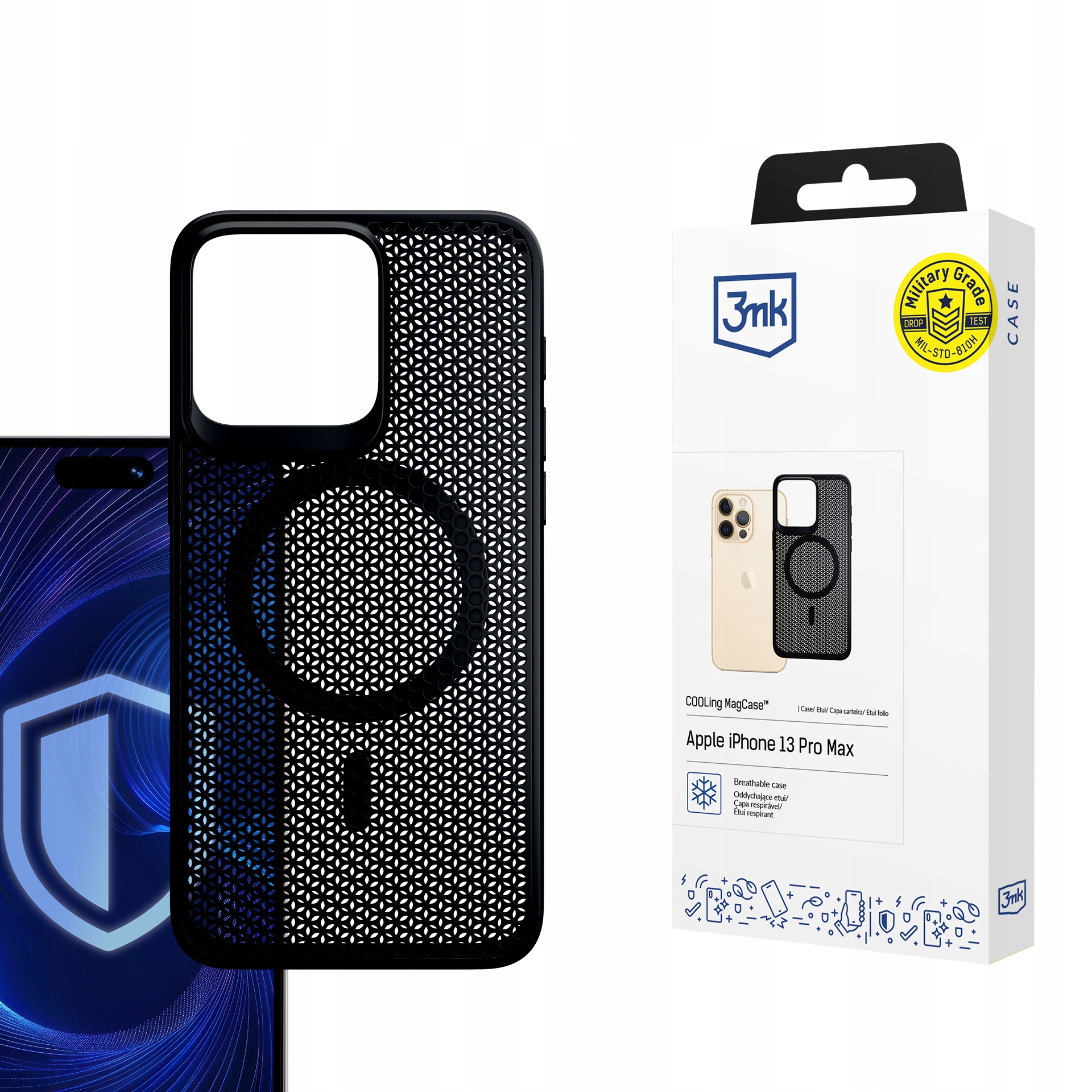 3MK Protection Etui Tpu Do Apple Iphone 13 Pro Max Z Ochraną Przed Upadkiem