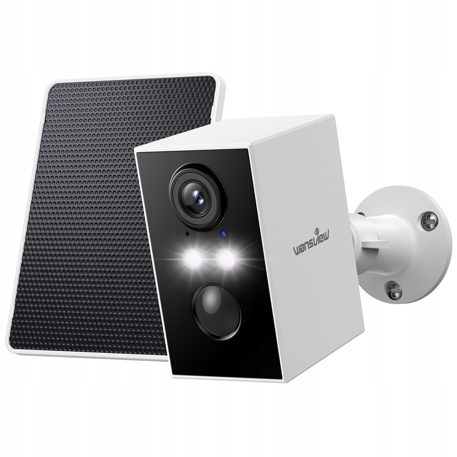 Wansview 2K Kamera Zewnętrzna Solar WiFi IP65 Alexa Ir Bezprzewodowa