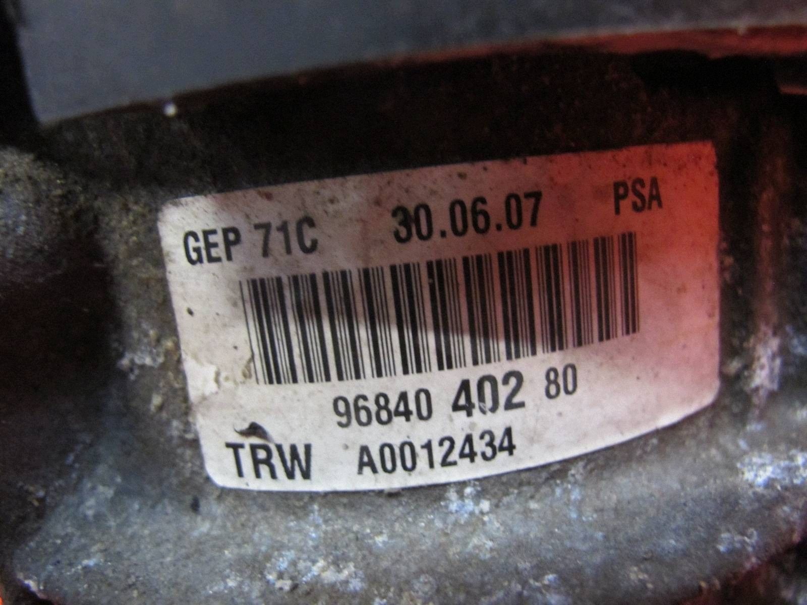 CITROEN C4 PICASSO e UA pompa servosterzo elettrico 9684040280