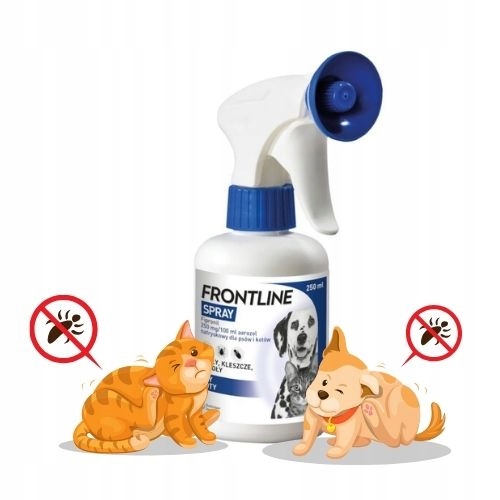 Frontline spray 250ml na pchły i kleszcze dla psa dla kota