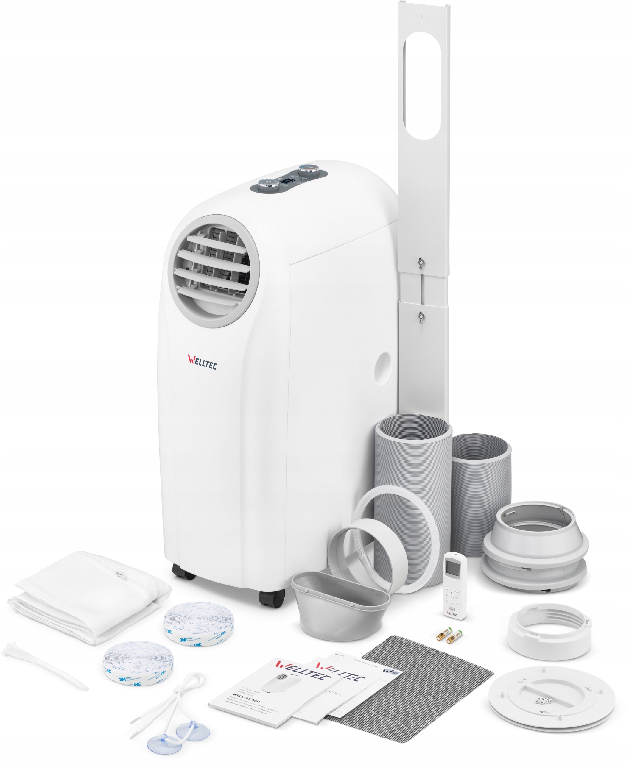 KLIMATYZATOR WELLTEC ACH0909 +USZCZELKA 2,6kW 45m2 Zakres regulacji temperatury 17-30°C