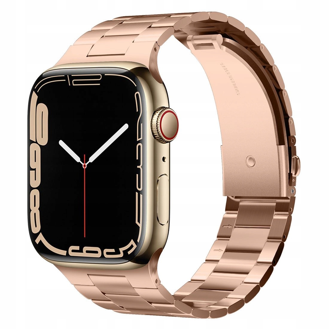Elago remienok Metal Band pre Apple Watch 44/45/46mm Rose Gold Eaw…