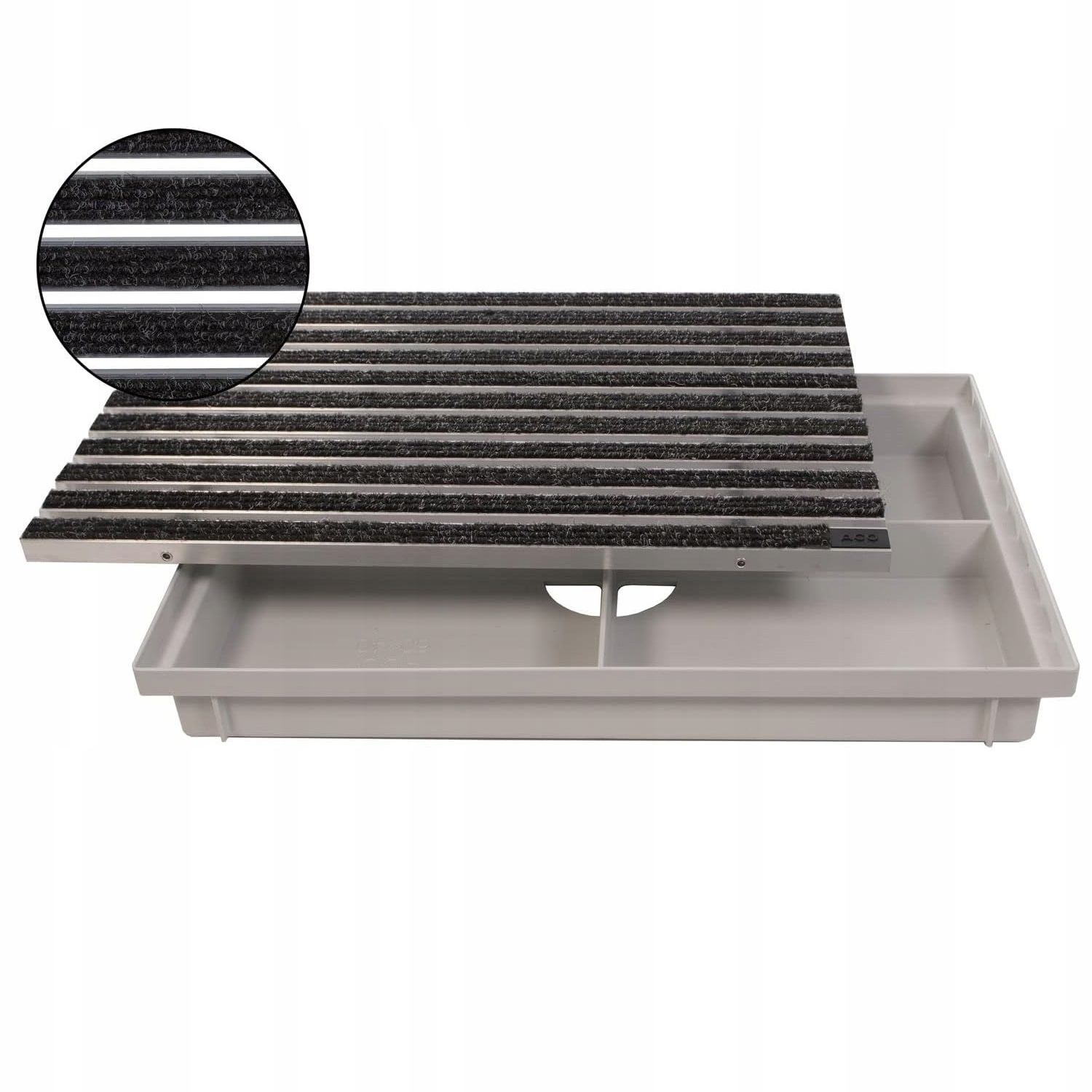 Rohožka čierny z hliníka 60x40 MM základňa stierača Pp Vario Aco