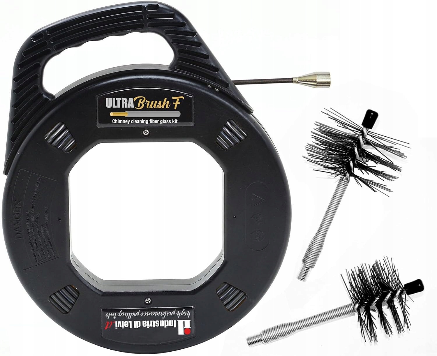 Sada na čištění komína ULTRABrush 10 m Kartáče 80 100 mm M12 Pellet