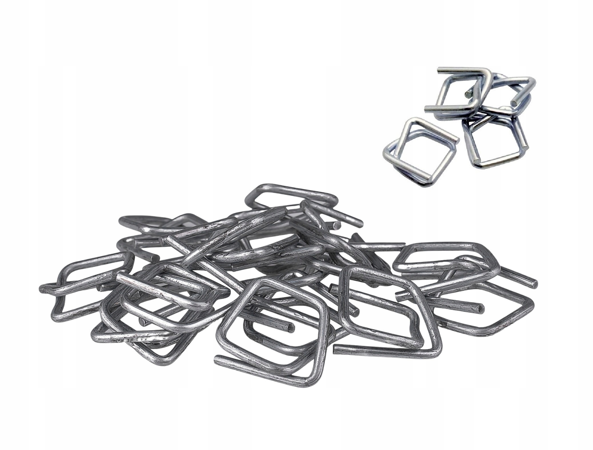 19 mm Zapinky Drátěné kovové sponky Na Palety Pp Pásky 1000 ks