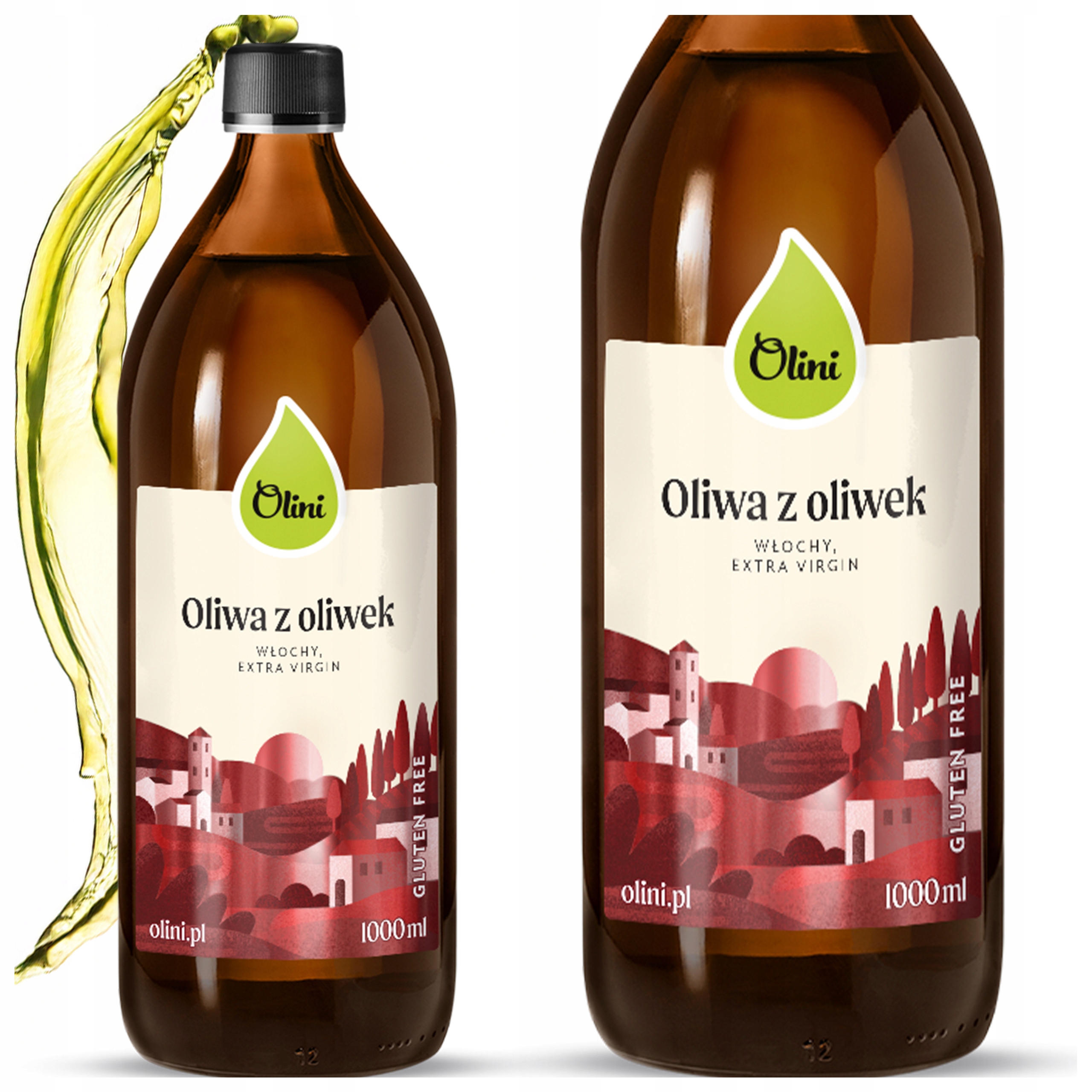 Italský extra panenský olivový olej 1 l Olini olivový olej z Itálie
