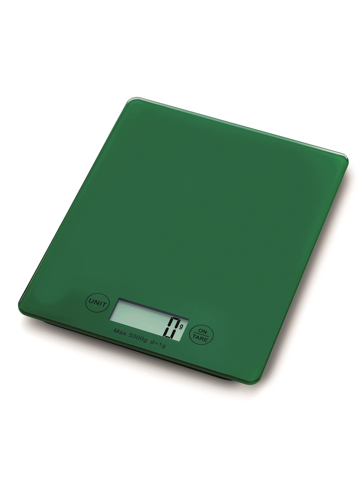 Kuchyňská váha digitální, zelená, 5 kg