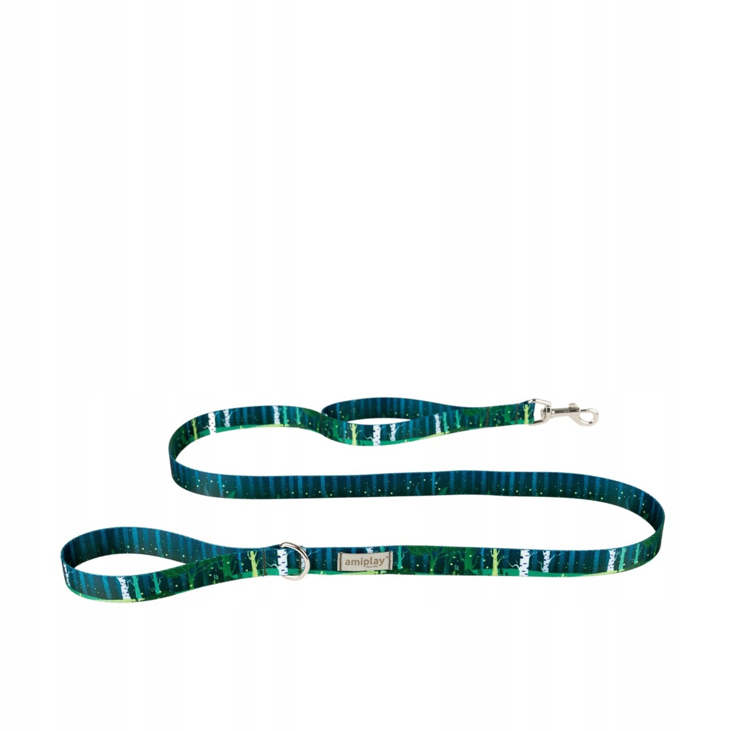 Levně Vodítko pro psa Amiplay BeNature Forest bezpečná klasická S 150 x 1,5 cm