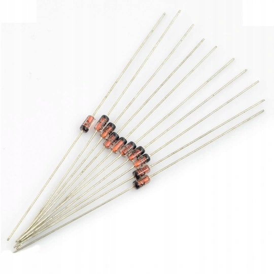 DIODA ZENERA 2,7V 0,5W BZX55C2V7 DO35 x 10