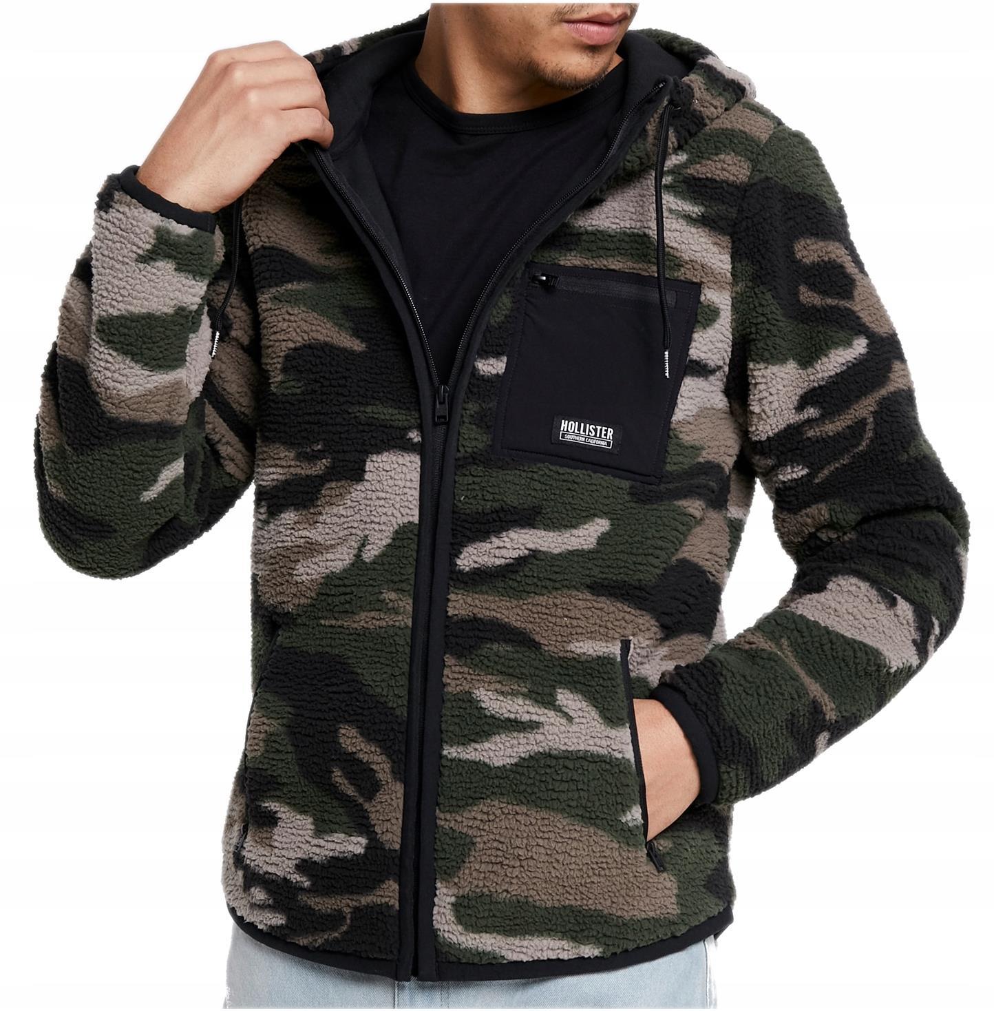 

Hollister Ciepła Bluza Kurtka Moro Męska L