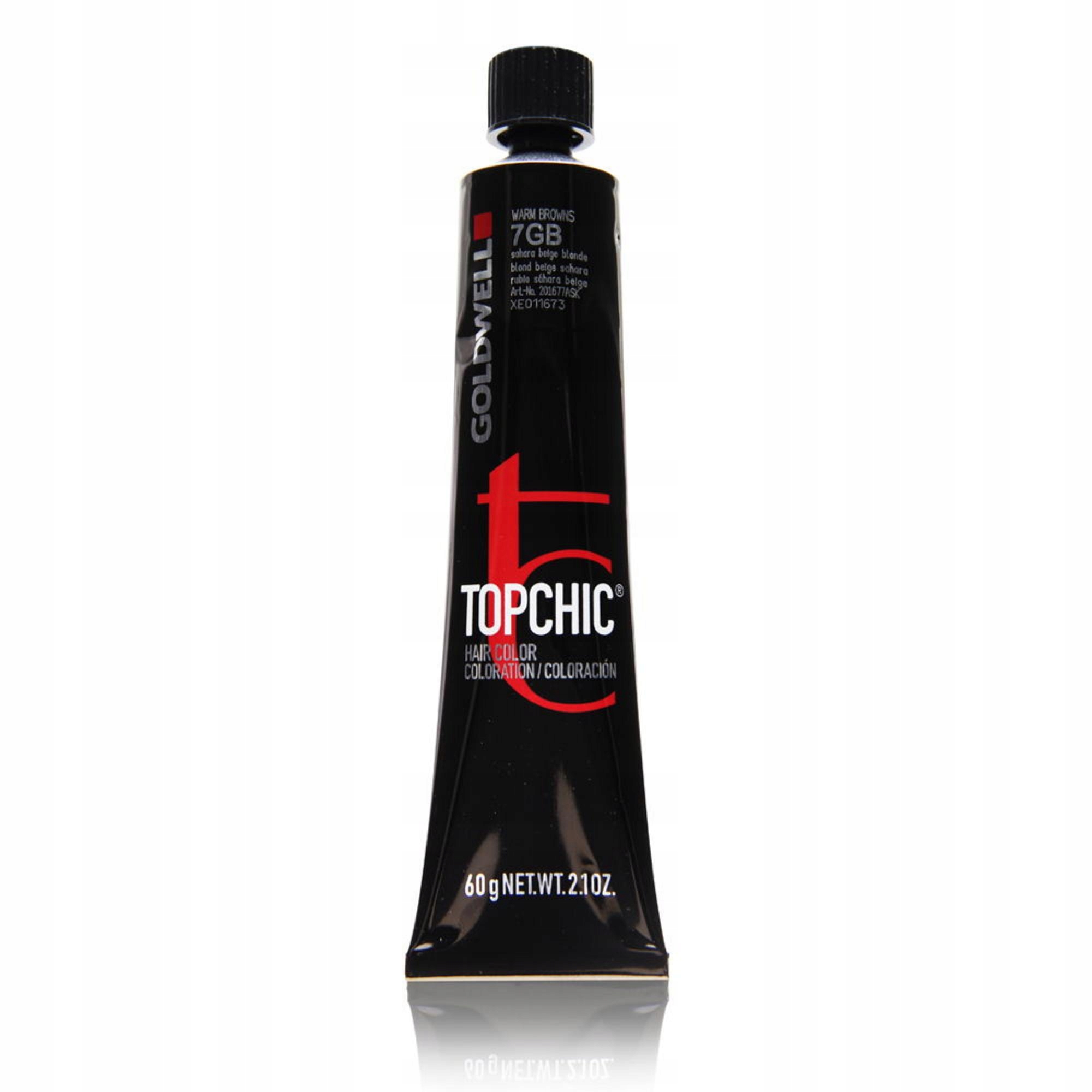 Goldwell, TopChic, Trvalá barva na vlasy, 7GB Sahara Beige Blonde, 60 ml