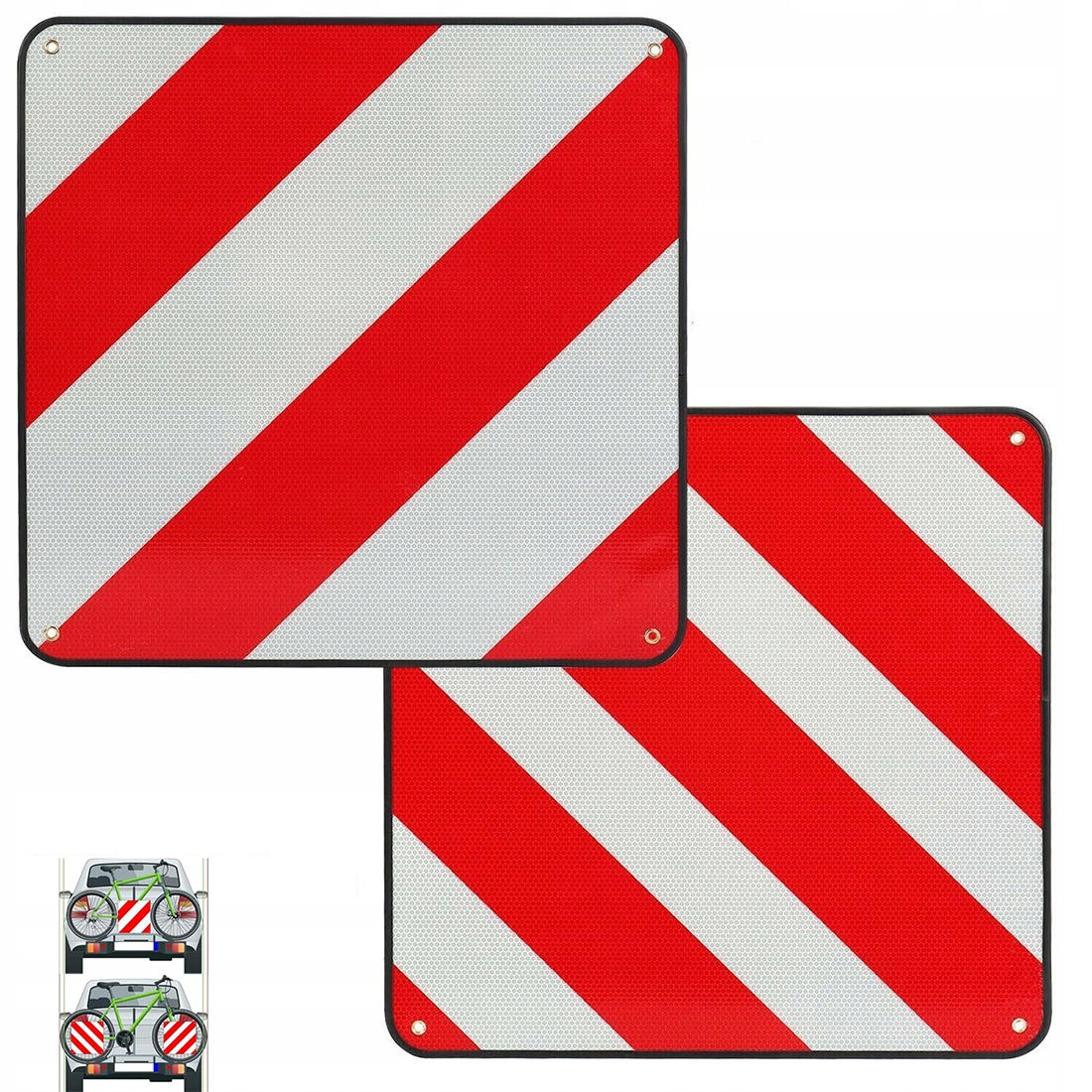 Reflexní Výstražná Tabule Pro Kempování Kampera Na Zadní Stranu 50x50 Lehká