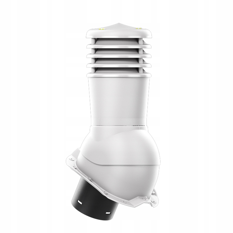 Větrací komín Smartline profil T18 fi 150 mm nezateplený, světle šedý
