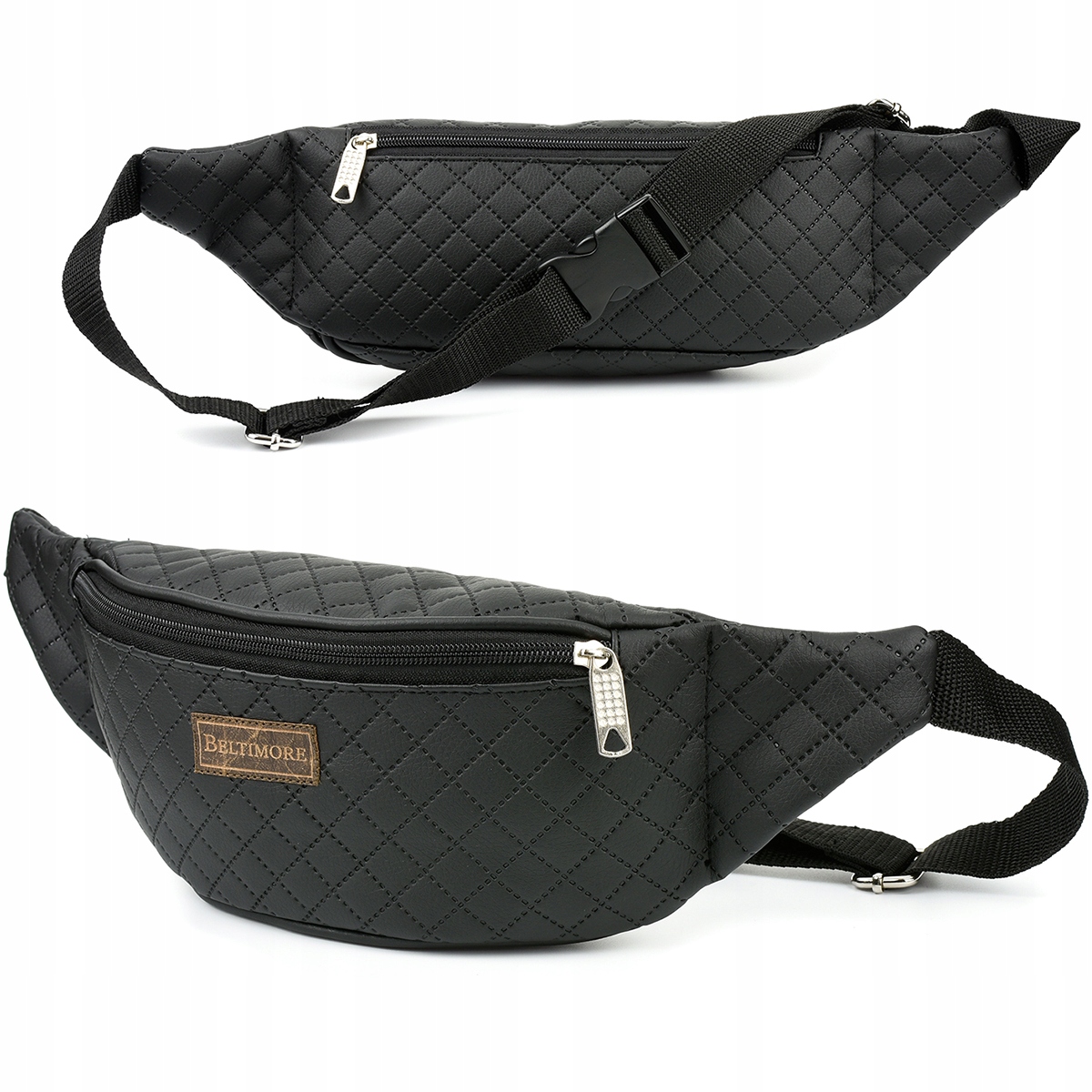 

Nerka saszetka na biodro duża lakostka Beltimore