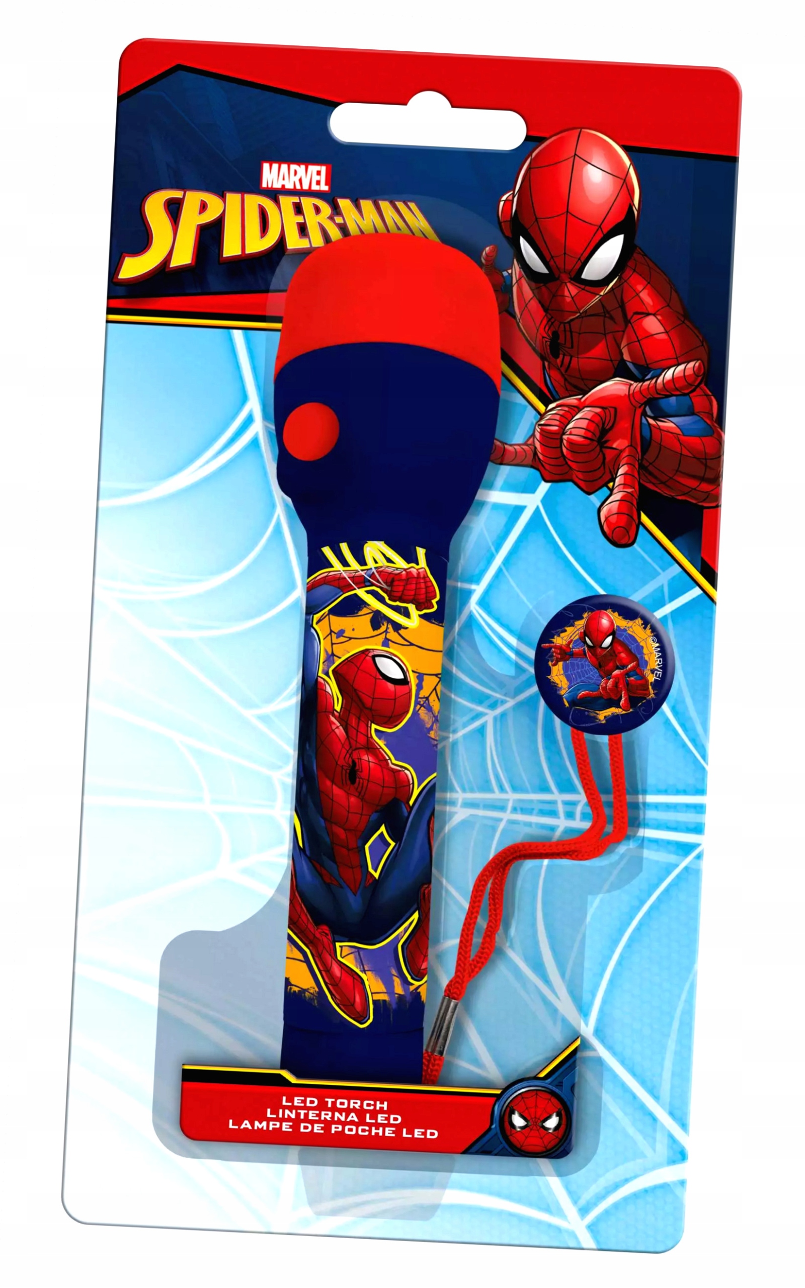 Latarka duża Spiderman SP50079 Kids Euroswan