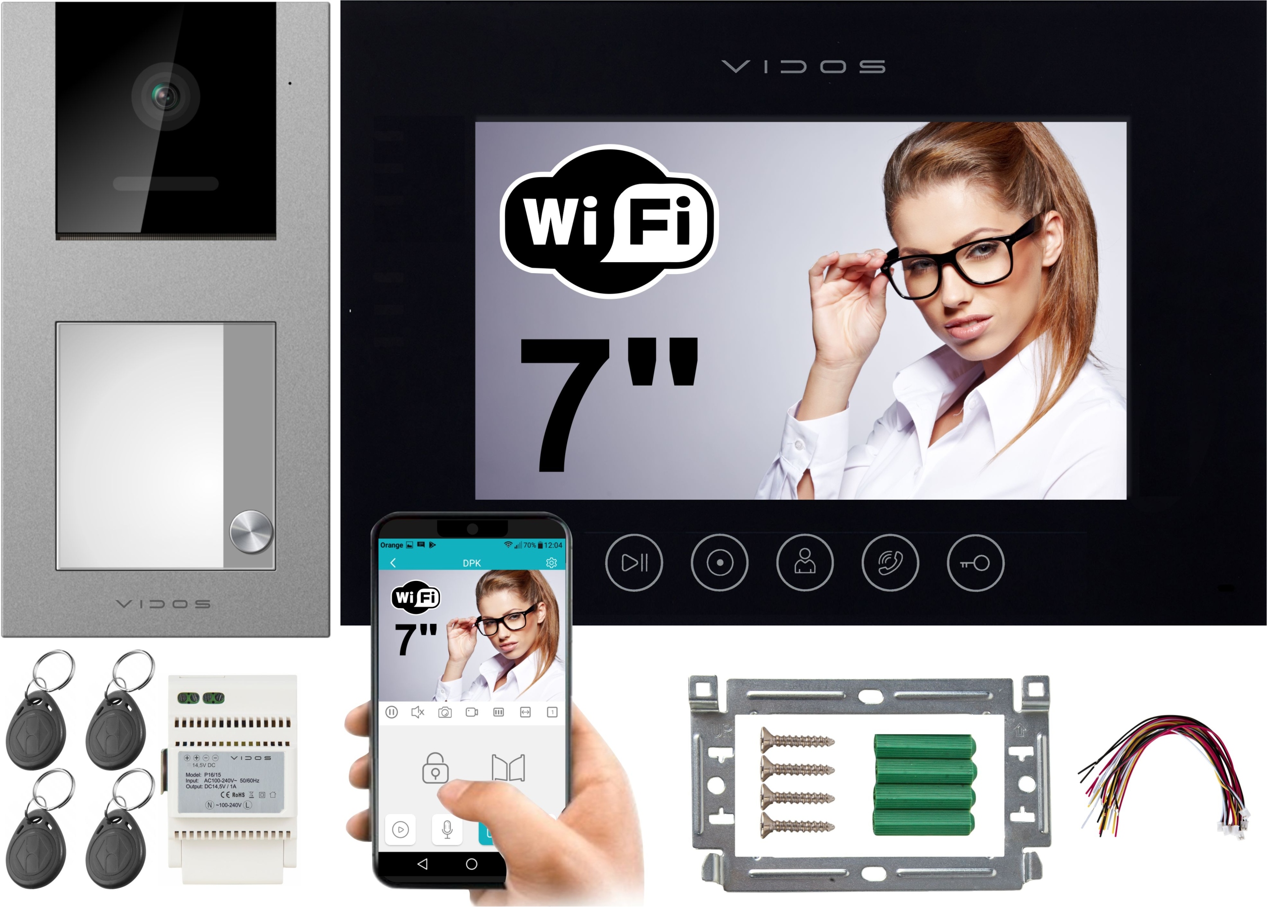 

Zestaw wideodomofon WiFi M11B-X S11-1 Vidos X