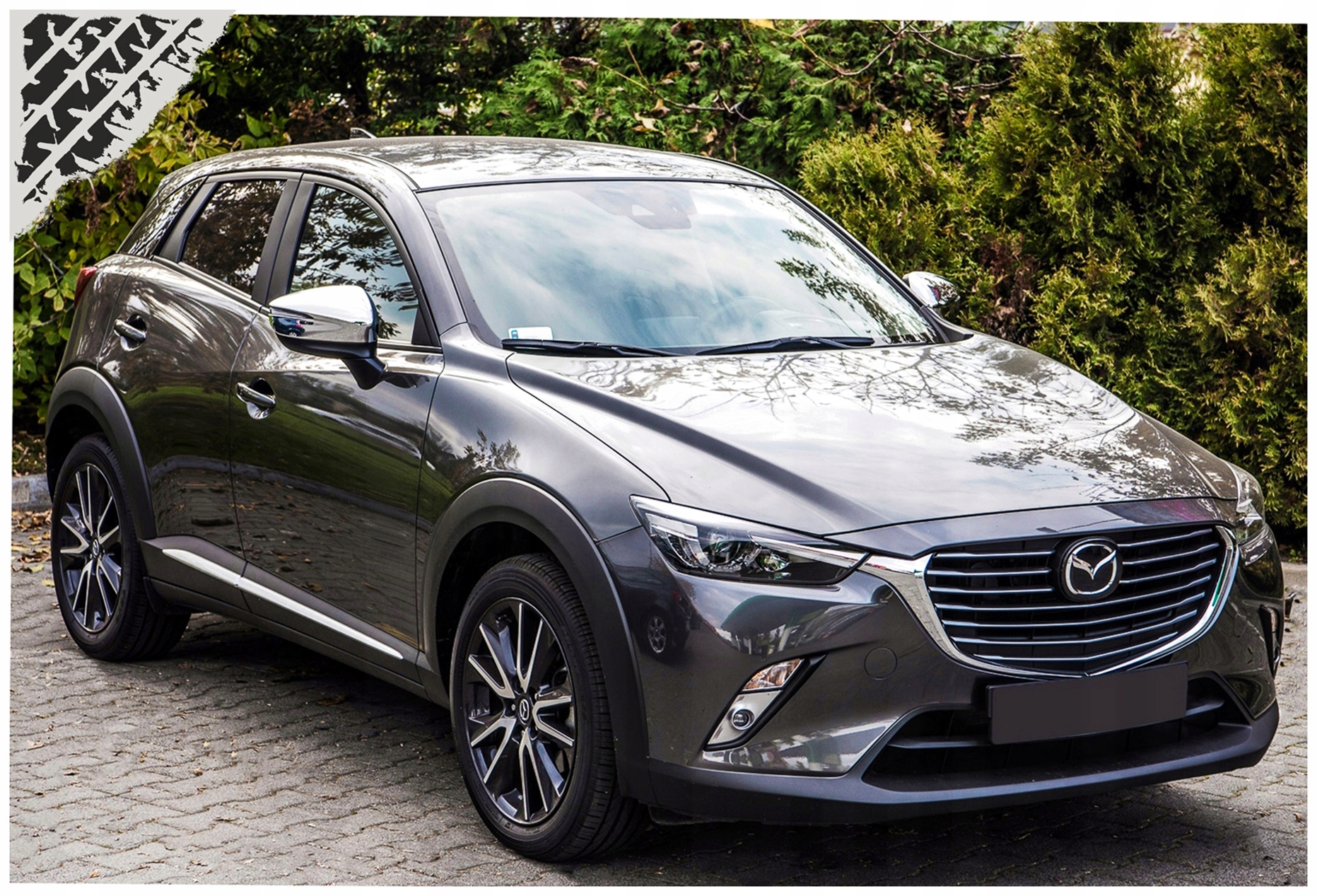 MAZDA CX 3 2016 NAKLADKI NA LUSTERKA Weight with packaging 2 kg