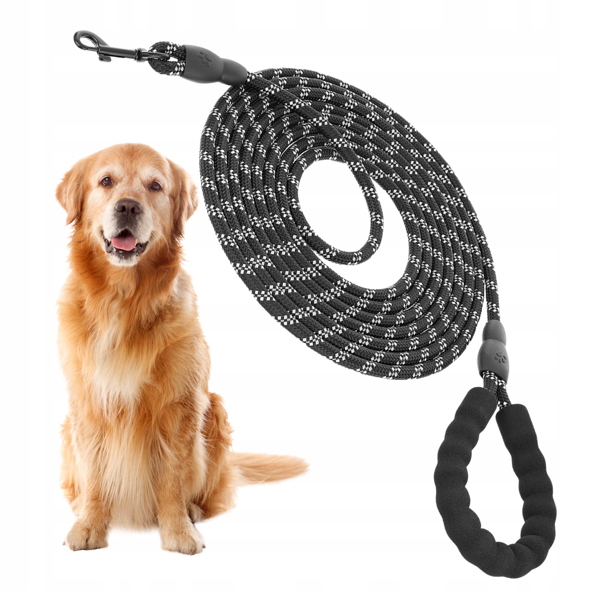 

Smycz Dla Dużego Psa Linka Gruba Odblaskowa 5m