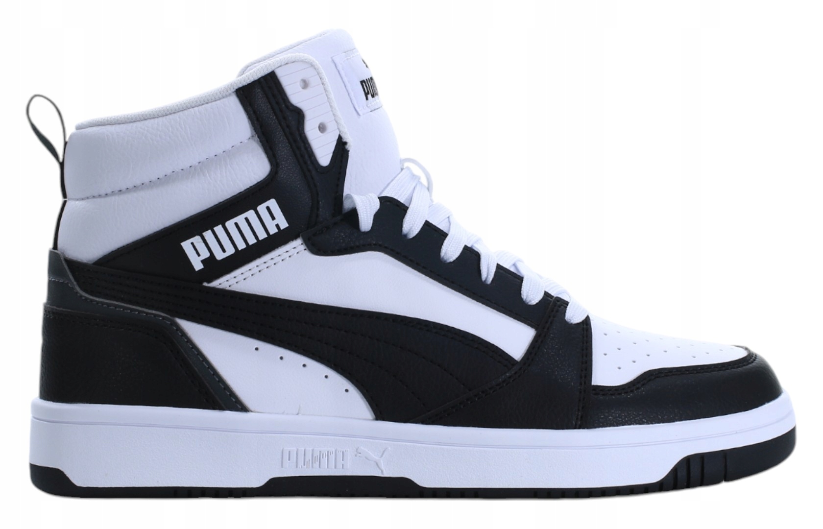 pro mládež boty Puma Rebound V6 Mid Jr 393831-010