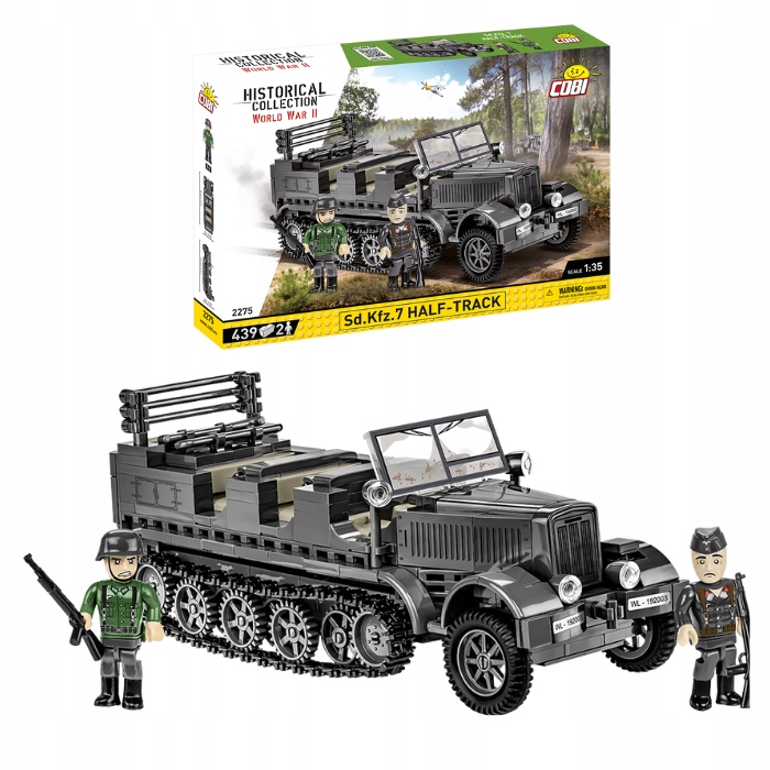 COBI 2275 POJAZD SD.KFZ. 7 HALF-TRACK 439El KLOCKI