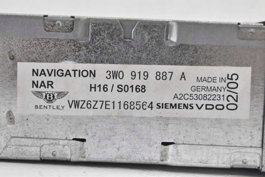 считыватель плит CD навигации 3W0919887A Bentley Continental 1 и GT 03-12