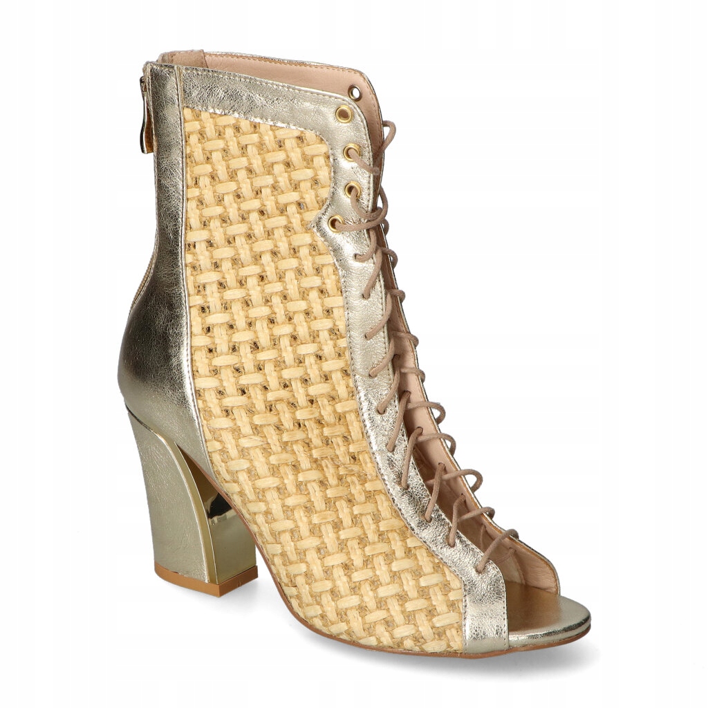 Kotníkové Boty Damiss 691/A Zlatý Venuše/Pl 38