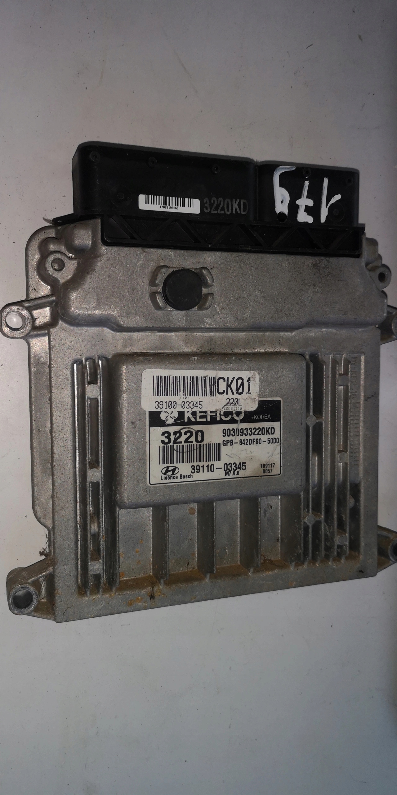 Computer ECU HYUNDAI I20 39110-03345 9030933220KD