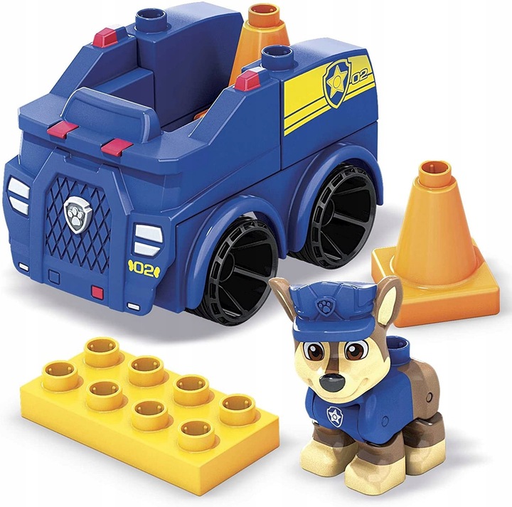 MEGA BLOKS PSI PATROL RADIOWÓZ PATROLOWY CHASE ZESTAW KLOCKI AUTO Kod producenta 5702147853871
