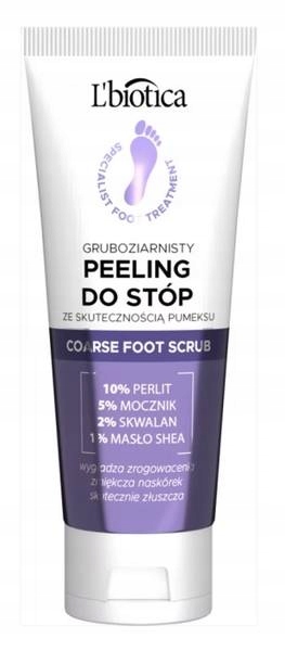 Peeling do stóp L'biotica ziarniste/mechaniczne