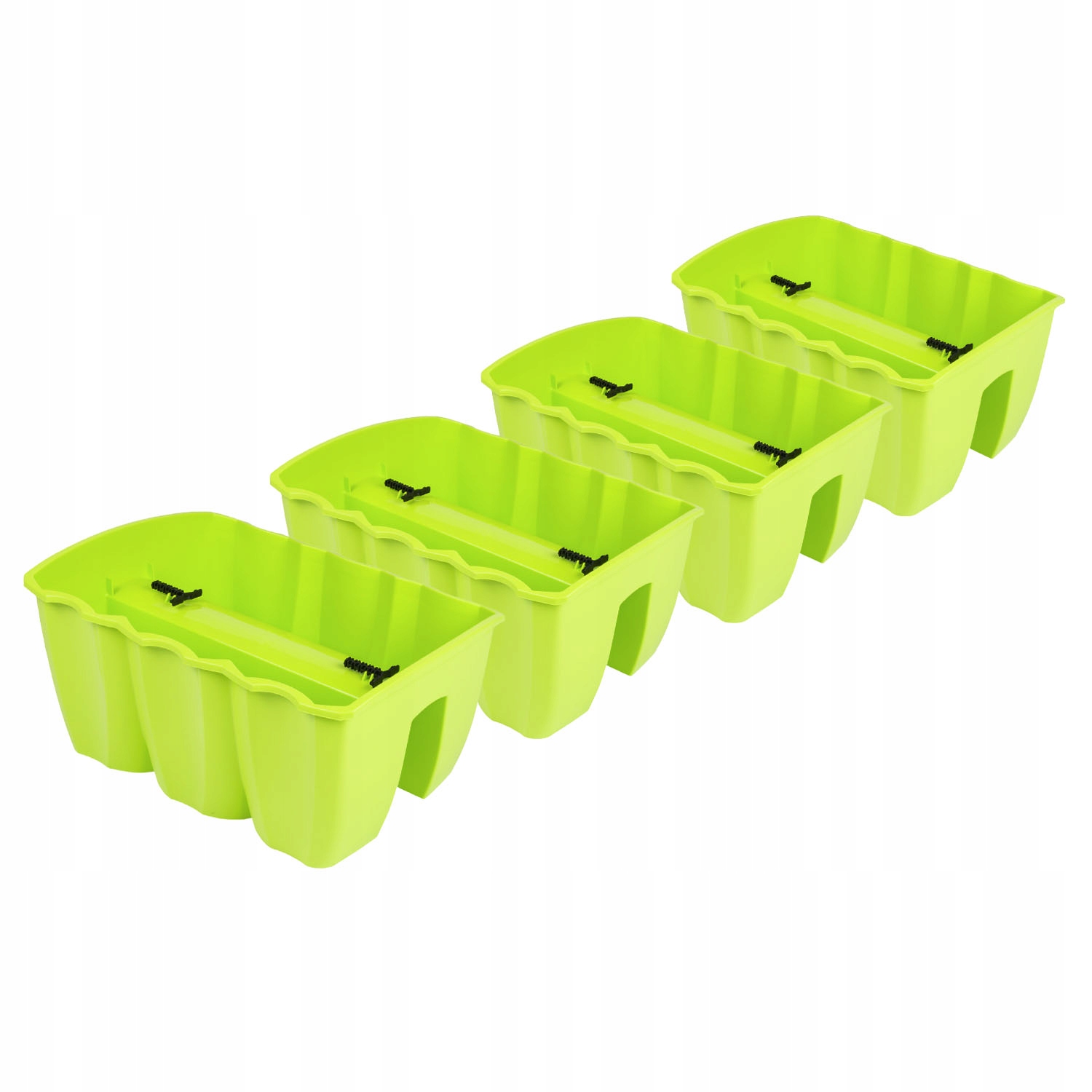 

4x Donica Doniczka balkonowa DCRO400 Limonka