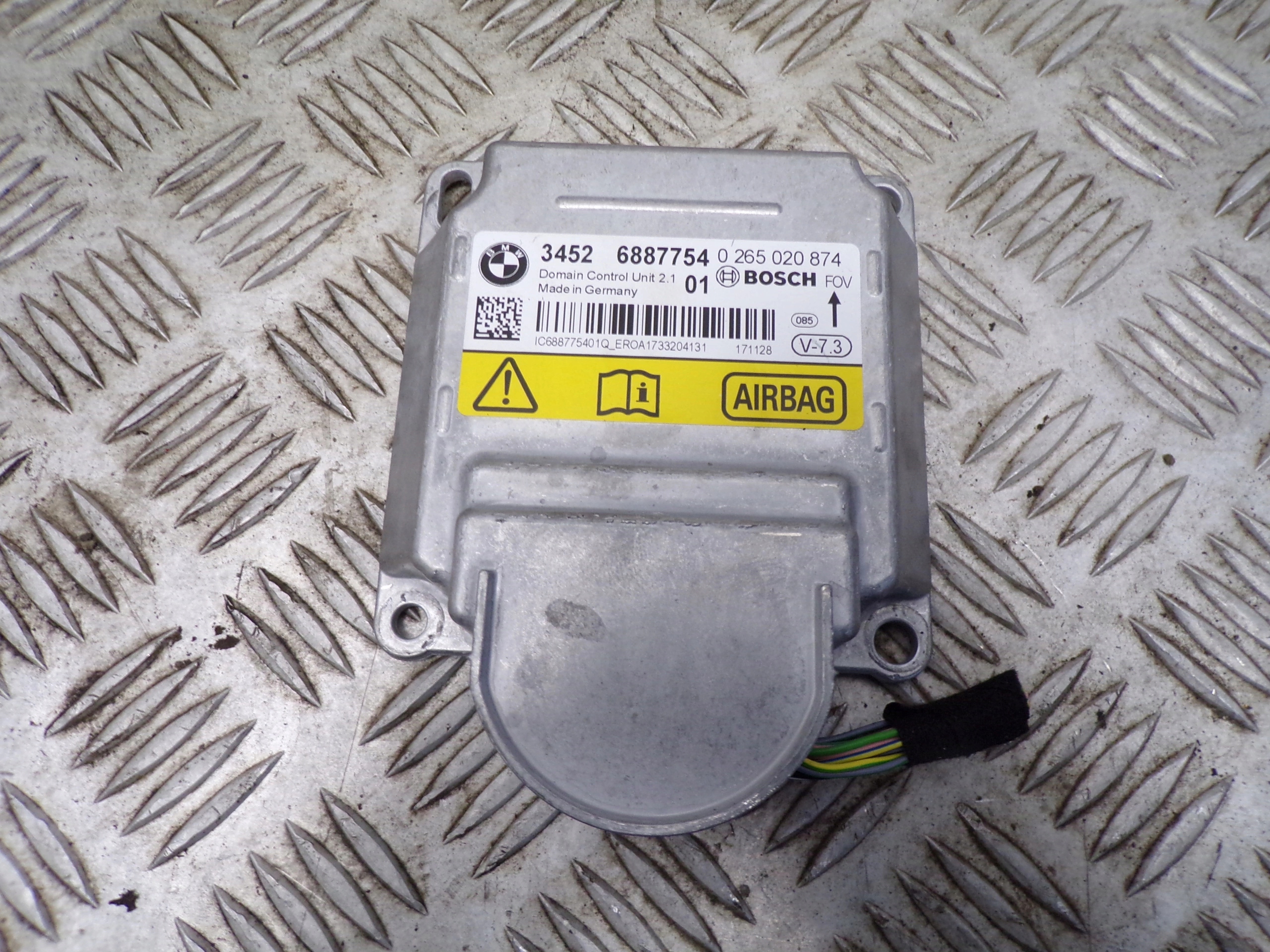 F31 F35 - Модуль датчика подушки безопасности BMW 3 F30 F80 M3 6887754