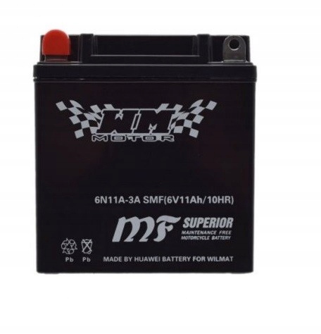 

Akumulator kwasowy 6N11A-3A Wm Motor 6V Smf AB0001